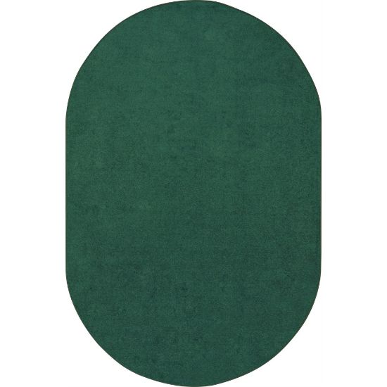 Picture of Joy Carpets Kids Essentials Oval Area Rug, Endurance, 7-1/2ft x 12ft, Forest