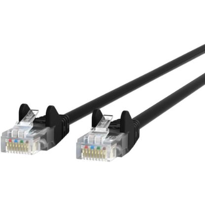 Picture of Belkin Cat5e Network Cable - RJ-45 Male Network - RJ-45 Male Network - 30ft - Black