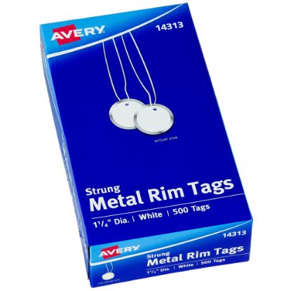 Picture of Avery Metal Rim Tags, 1 1/4in, Box Of 500