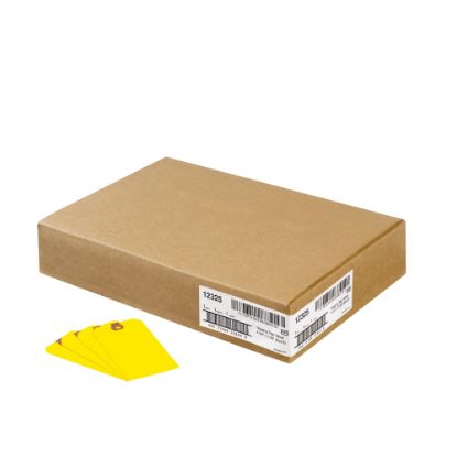 Picture of Avery Colored Shipping Tags - 4.75in Length x 2.37in Width - 1000 / Box - Yellow