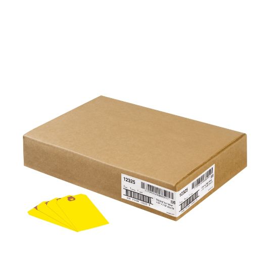 Picture of Avery Colored Shipping Tags - 4.75in Length x 2.37in Width - 1000 / Box - Yellow