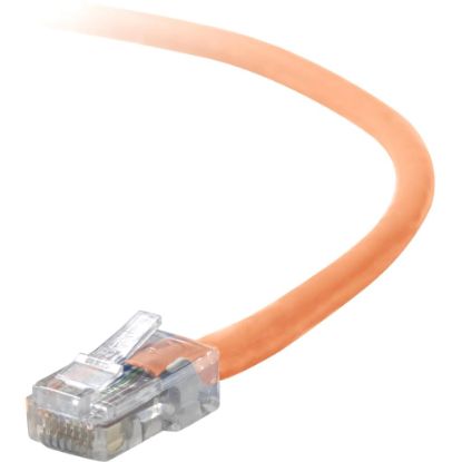 Picture of Belkin Cat5e Crossover Cable - RJ-45 Male Network - RJ-45 Male Network - 7ft - Orange