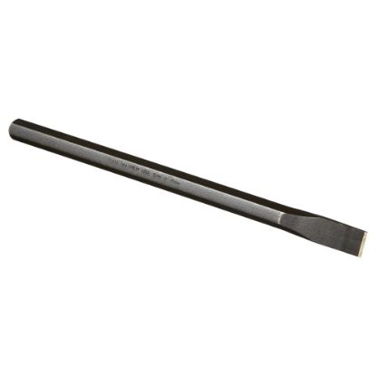 Picture of Extra Long Cold Chisels, 12 in Long, 3/4 in Cut, Black Oxide, 6 per box