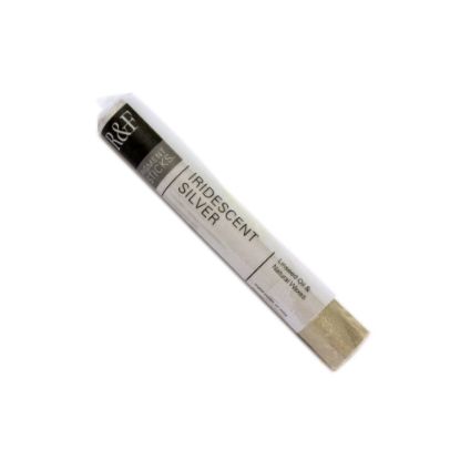 Picture of R & F Handmade Paints Pigment Sticks, 38 mL, Iridescent Silver