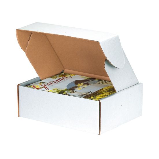 Picture of Partners Brand Deluxe Literature Mailers, 11 1/8in x 8 3/4in x 4in, White, Pack Of 50