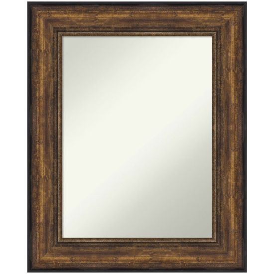 Picture of Amanti Art Non-Beveled Rectangle Framed Bathroom Wall Mirror, 31-1/2in x 25-1/2in, Ballroom Bronze