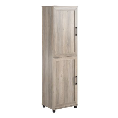 Picture of Ameriwood Home Delany 2-Door Kitchen Pantry Cabinet, 70-5/16inH x 19-3/4inW x 15-9/16inD, Oak