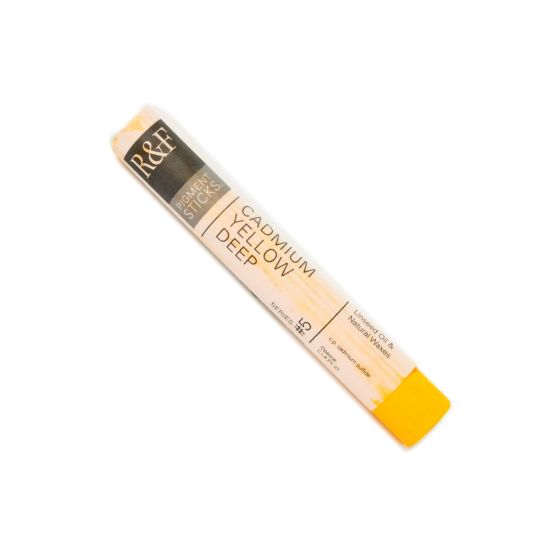 Picture of R & F Handmade Paints Pigment Sticks, 38 mL, Cadmium Yellow Deep