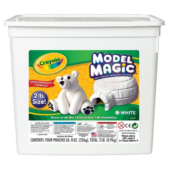 Picture of Crayola Model Magic, 2 Lb, Bucket Of White