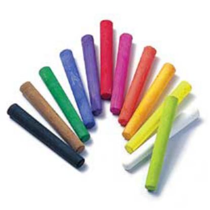 Picture of Prang Ambrite Art Chalk, Assorted Colors, Pack Of 12