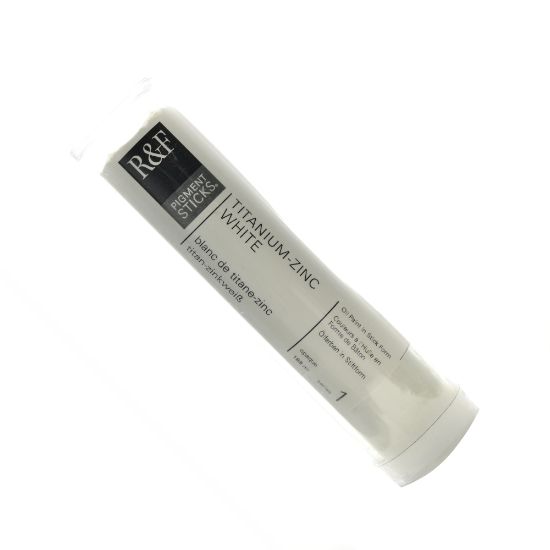 Picture of R & F Handmade Paints Pigment Sticks, 188 mL, Titanium Zinc White