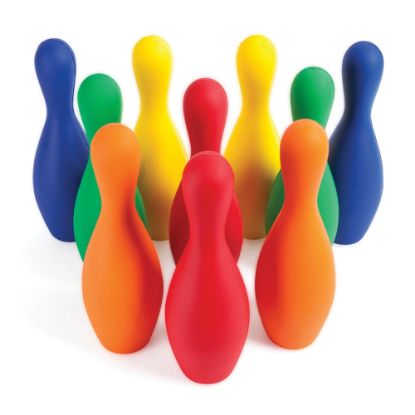 Picture of Champion Sports Foam-Coated Bowling Pin Set