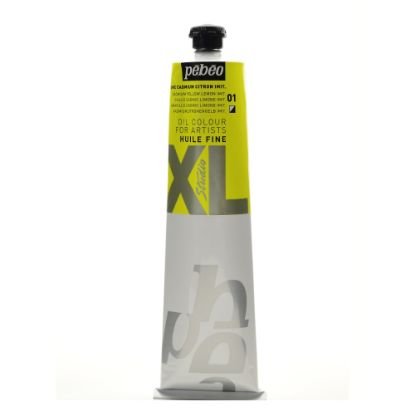 Picture of Pebeo Studio XL Oil Paint, 200 mL, Lemon Cadmium Yellow Hue, Pack Of 2