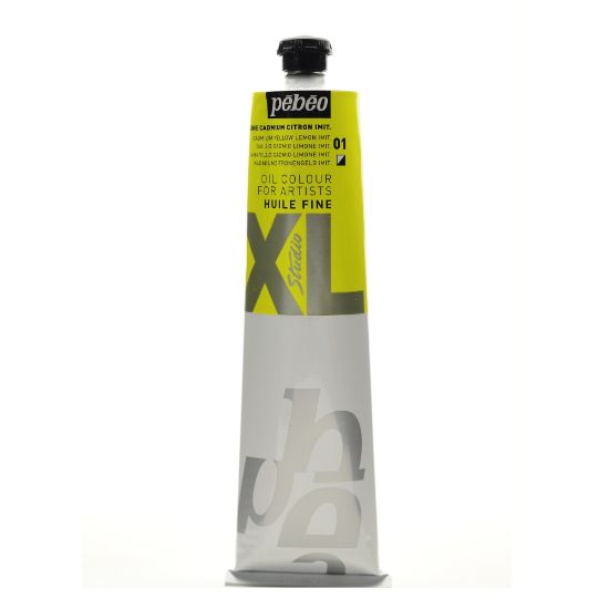 Picture of Pebeo Studio XL Oil Paint, 200 mL, Lemon Cadmium Yellow Hue, Pack Of 2