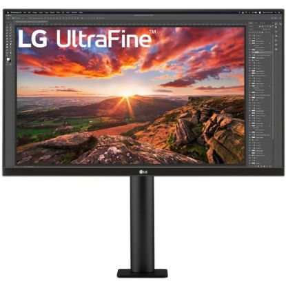 Picture of LG UltraFine 27BN88U-B 27in Class 4K UHD LCD Monitor - 16:9 - Textured Black - 27in Viewable - In-plane Switching (IPS) Technology - 3840 x 2160 - 1.07 Billion Colors - FreeSync - 350 Nit - 5 ms - Speakers - HDMI - DisplayPort