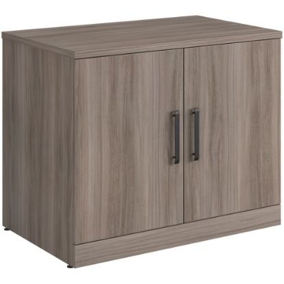 Picture of Sauder Affirm 36inW Storage Cabinet With Doors, Hudson Elm