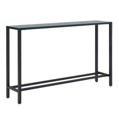 Picture of SEI Furniture Darrin Long Console Table, 56inW x 30inH x 8inD, Black