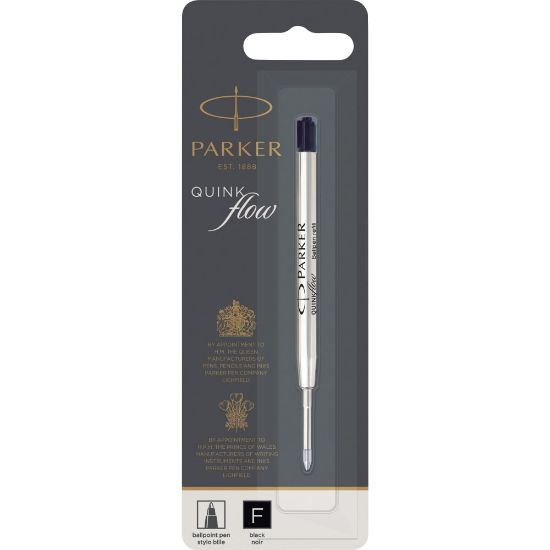 Picture of Parker Ballpoint Pen Refill - Fine Point - Black Ink - 1 Each