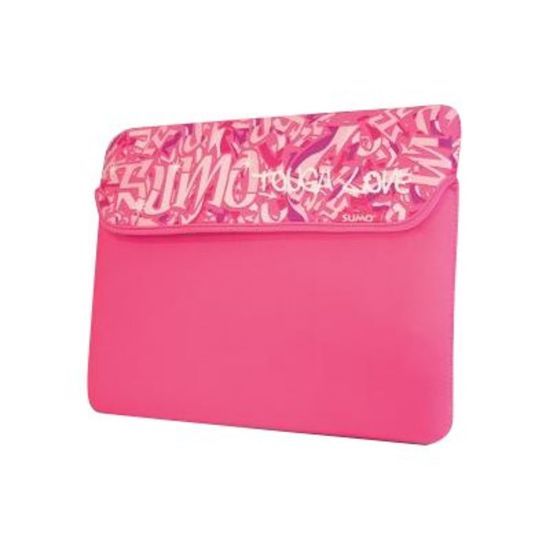 Picture of Mobile Edge Sumo Graffiti 8.9in to 11in iPad or Tablet Neoprene Sleeve - Notebook sleeve - 8.9in - 9in - pink