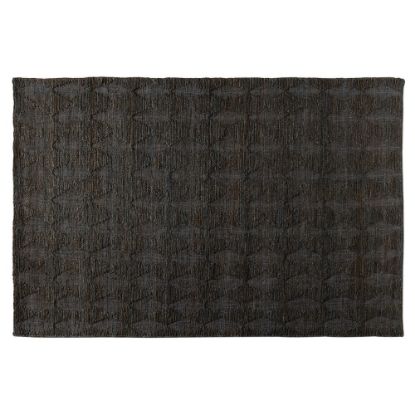 Picture of Baxton Studio Burma Hand-Knotted Hemp Area Rug, 5-1/4ft x 7-1/2ft, Dark Gray