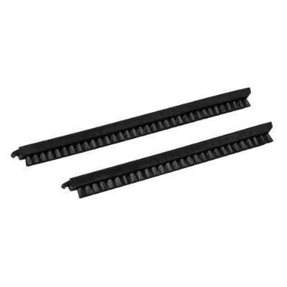 Picture of Sanitaire 16in Bristle Strips, Compatible With 16in VGI Brush Roll 53273, 15/16in x 2-3/4in, Black, Set Of 2 Strips