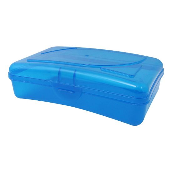 Picture of Cra-Z-Art Plastic School Box, 2-3/16inH x 5-3/16inW x 8inD, Assorted Colors