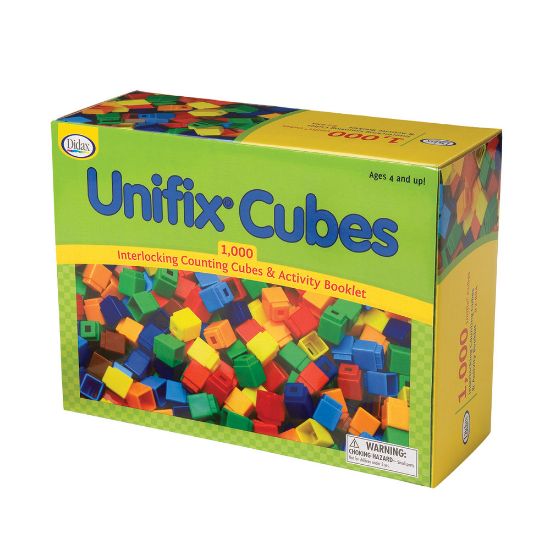 Picture of Didax Unifix Cube Set, Multicolor, Pack Of 1,000