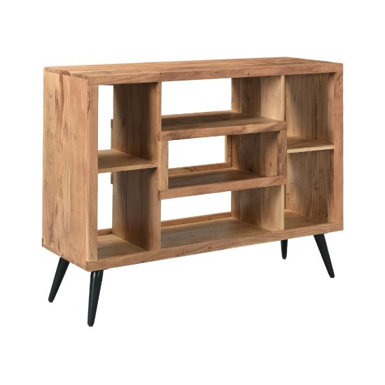 Picture of Coast to Coast Bellamy 36inH Acacia Wood Bookcase, Natural/Black