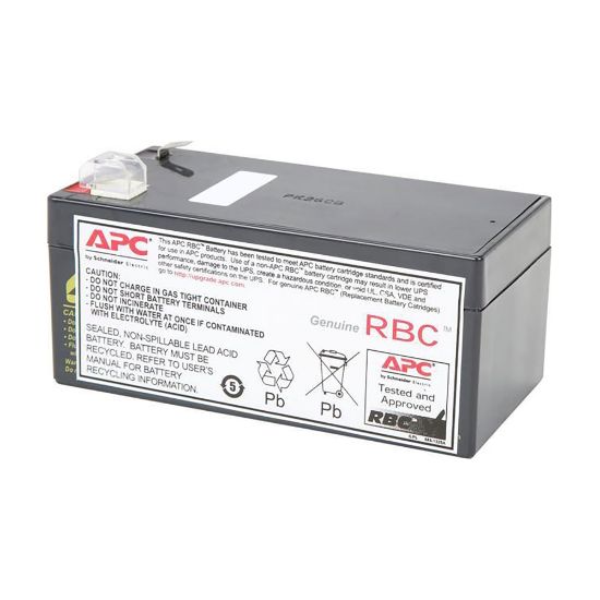 Picture of APC Replacement Battery Cartridge #35 - UPS battery - 1 x battery - lead acid - black - for P/N: BE325-CN, BE350D-LM, BE350G, BE350G-CN, BE350G-LM, BE350R, BE350R-CN, BE350U-CN