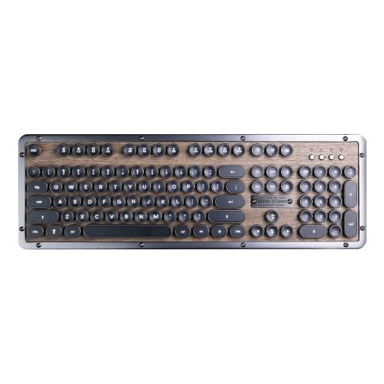 Picture of Azio Retro Classic Wireless Keyboard, Full Size, Elwood