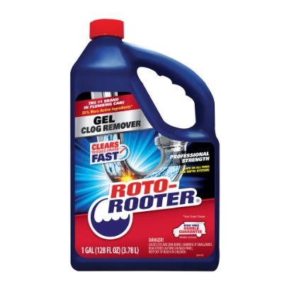 Picture of Rust-Oleum Roto Rooter Gel Clog Remover, 1 Gallon, Case Of 4 Bottles