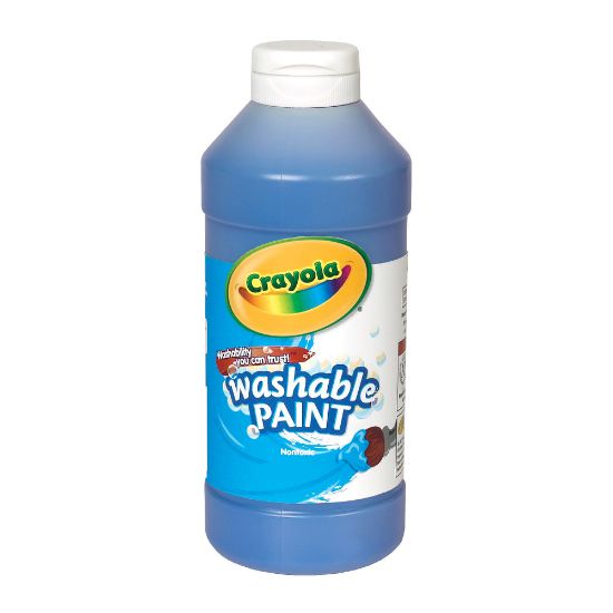 Picture of Crayola Washable Paint, Blue, 16 Oz