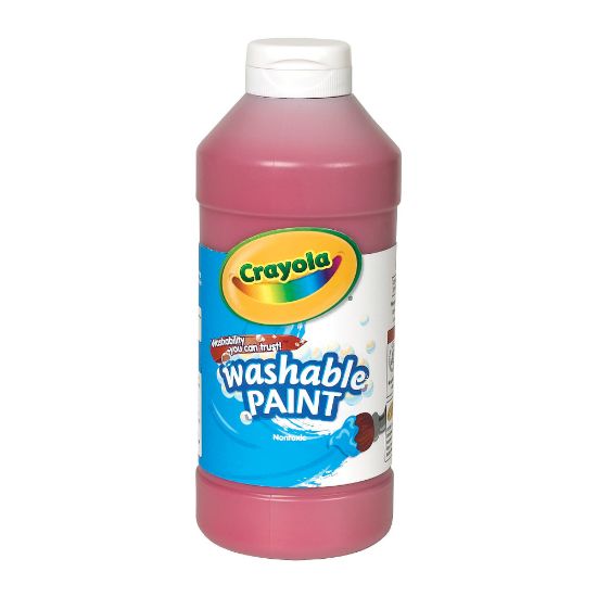 Picture of Crayola Washable Paint, Red, 16 Oz