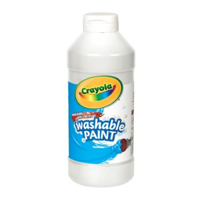 Picture of Crayola Washable Paint, White, 16 Oz