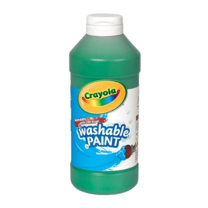 Picture of Crayola Washable Paint, Green, 16 Oz