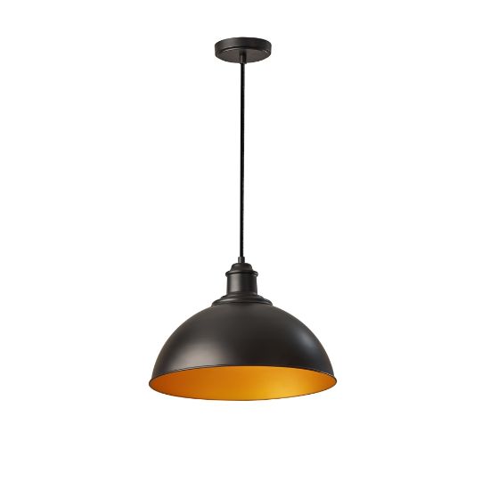 Picture of Adesso Wallace Pendant Lamp, 16inW, Black