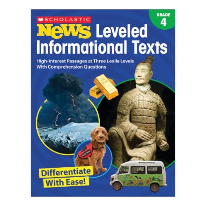 Picture of Scholastic News Leveled Informational Texts Activity Book, Grade 4