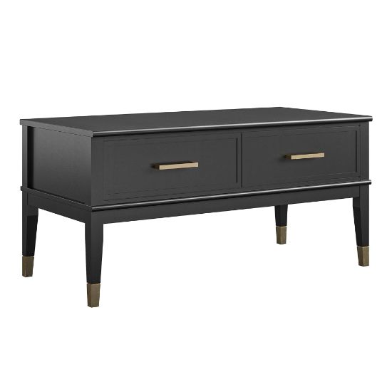 Picture of Ameriwood Home Westerleigh Lift-Top Coffee Table, 20inW x 41-5/8inW x 20-7/16inD, Black