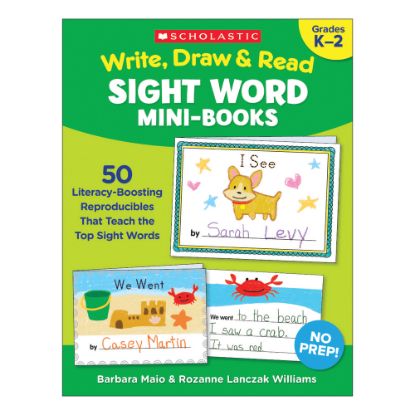 Picture of Scholastic Write, Draw & Read Sight Word Reproducible Mini-Book, Kindergarten To 2nd Grade