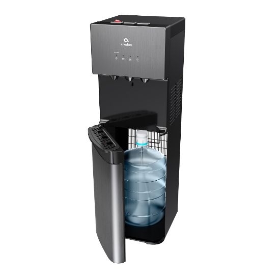 Picture of Avalon Limited Edition Hot/Cold Self-Cleaning Water Dispenser, 41inH x 12inW x 13inD, Black