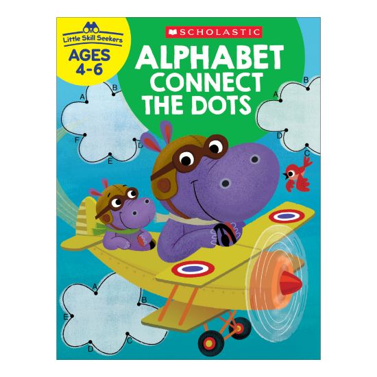 Picture of Scholastic Little Skill Seekers: Alphabet Connect The Dots Workbook, Kindergarten - Grade 2