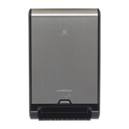 Picture of enMotion Flex by GP PRO, Automated Touchless Paper Towel Dispenser, 59766, 13.31in x 7.96in x 21.25in, Stainless Steel, 1 Dispenser