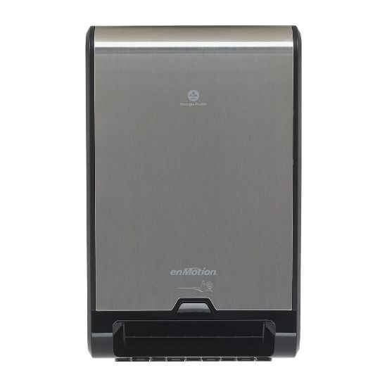 Picture of enMotion Flex by GP PRO, Automated Touchless Paper Towel Dispenser, 59766, 13.31in x 7.96in x 21.25in, Stainless Steel, 1 Dispenser