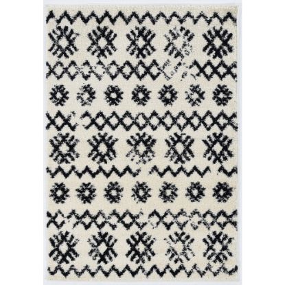 Picture of Linon Bijou Area Rug, 60in x 91in, Demeter Ivory/Black