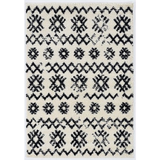 Picture of Linon Bijou Area Rug, 60in x 91in, Demeter Ivory/Black