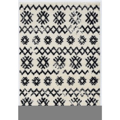 Picture of Linon Bijou Area Rug, 8ft x 10ft, Demeter Ivory/Black