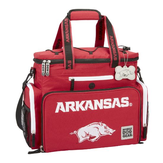 Picture of Mobile Dog Gear NCAA Week Away Bag, 12inH x 8inW x 16-1/2inD, Arkansas Razorbacks