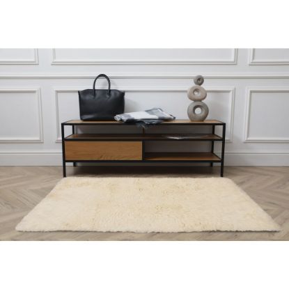 Picture of Linon Flokati Area Rug, 4ft x 6ft, Morrigan 4000G Natural