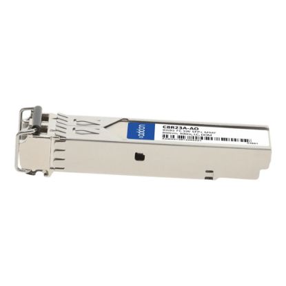 Picture of AddOn HP C8R23A Compatible SFP+ Transceiver - SFP (mini-GBIC) transceiver module (equivalent to: HP C8R23A) - 8Gb Fibre Channel (SW) - Fibre Channel - LC multi-mode - up to 984 ft - 850 nm (pack of 4) - for HPE Modular Smart Array 2040, 2040 10Gb