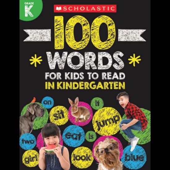 Picture of Scholastic 100 Words For Kids To Read In Kindergarten